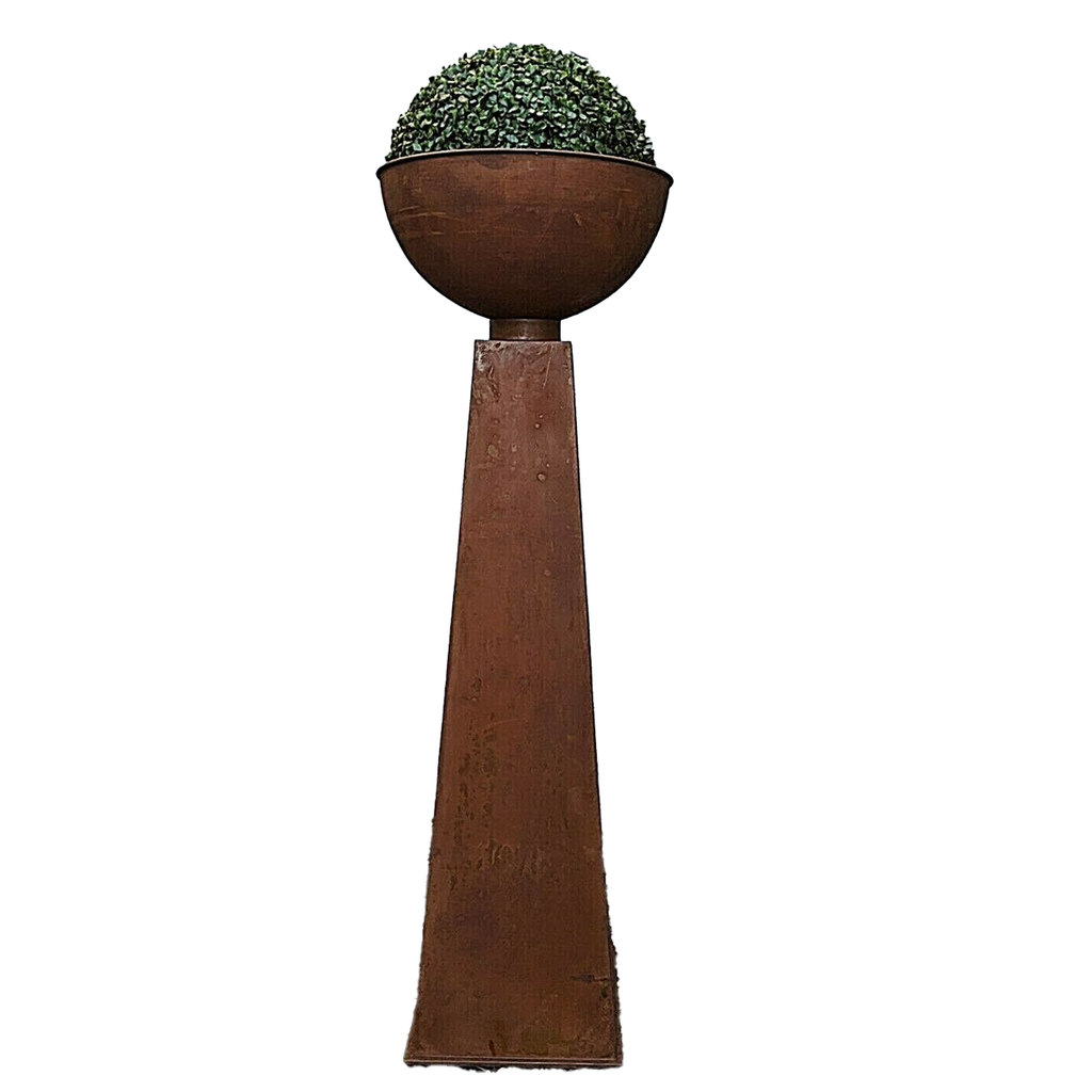 Capucine Antique Rust 121cm Planter Stand