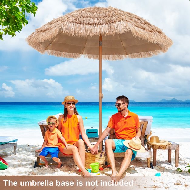 Vanu 2.2M Portable Hula Umbrella for Beach, Pool