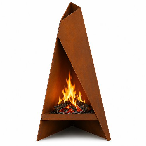 Aziza — Corten Chiminea Brazier