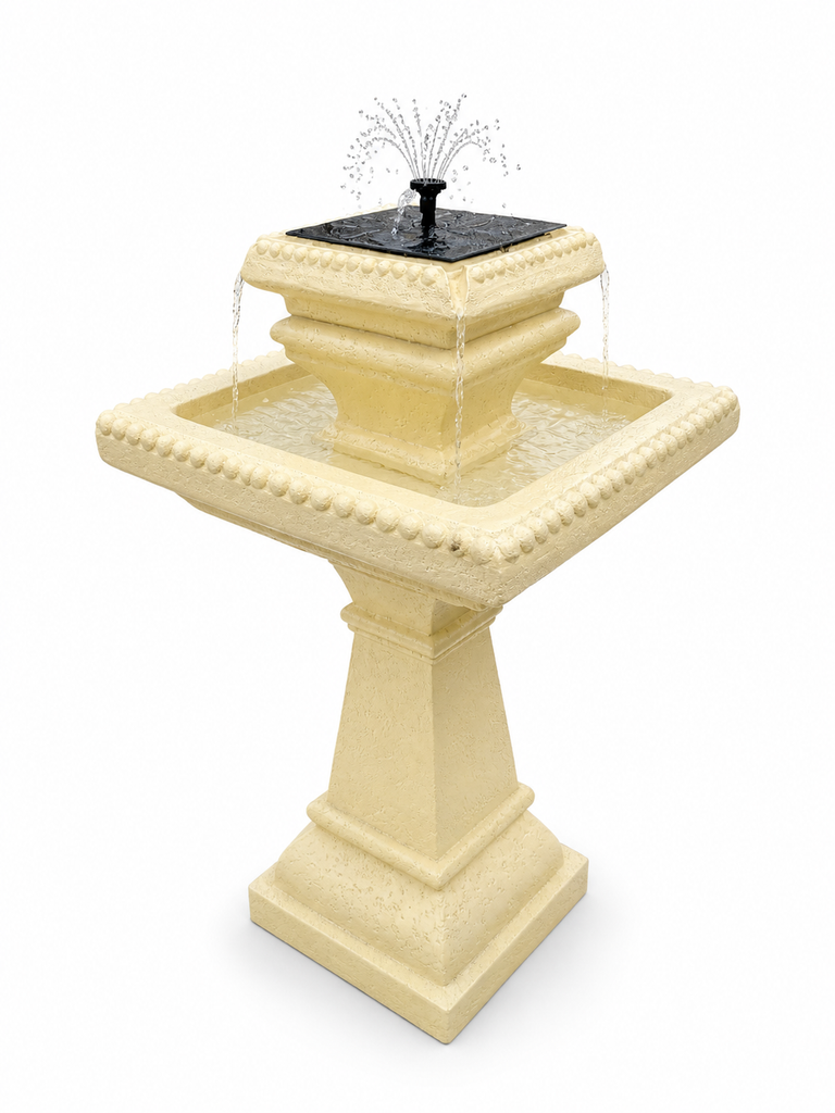 Alpette Solar Bird Bath Fountain