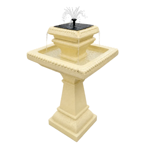 Alpette Solar Bird Bath Fountain