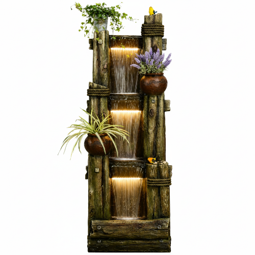 Giant Kallista Natural Waterfall Fountain