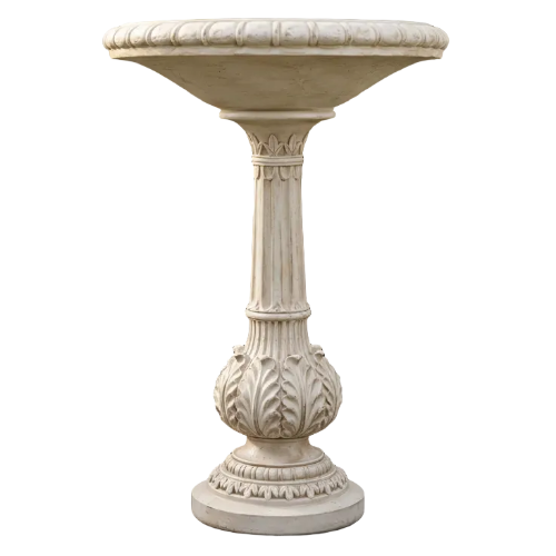 Nyx Stylish White Birdbath Garden Decoration