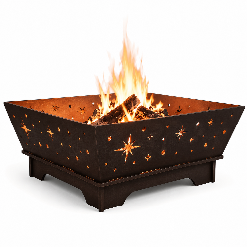 Starscape Warp Proof 9 Piece Open Firepit