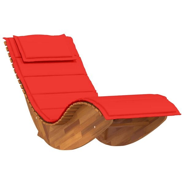 Esme Rocking Sun Lounger in Acacia Wood