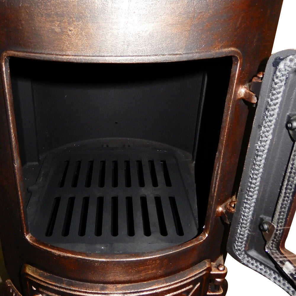 Grove 8KW Cast Iron Wood Pot Belly Heater. Up To 12 Square