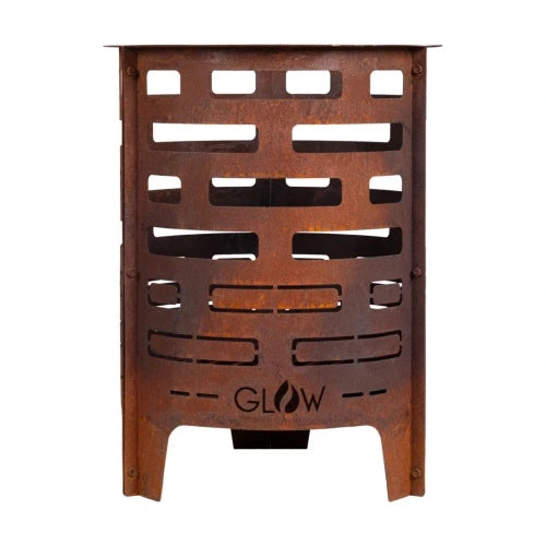 Nadir Firepit/Brazier Open Cut-Out Geometric Design. 43cm