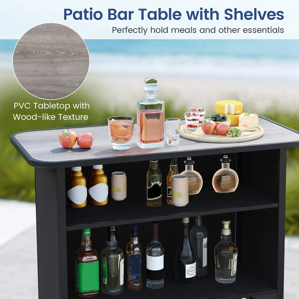 Glory 3pc Patio Bar Set