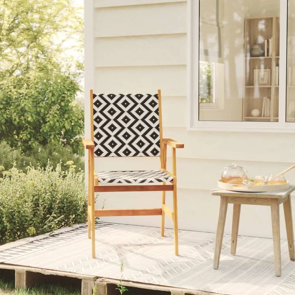 Sevigny Garden Chairs 2 pcs Solid Acacia Wood