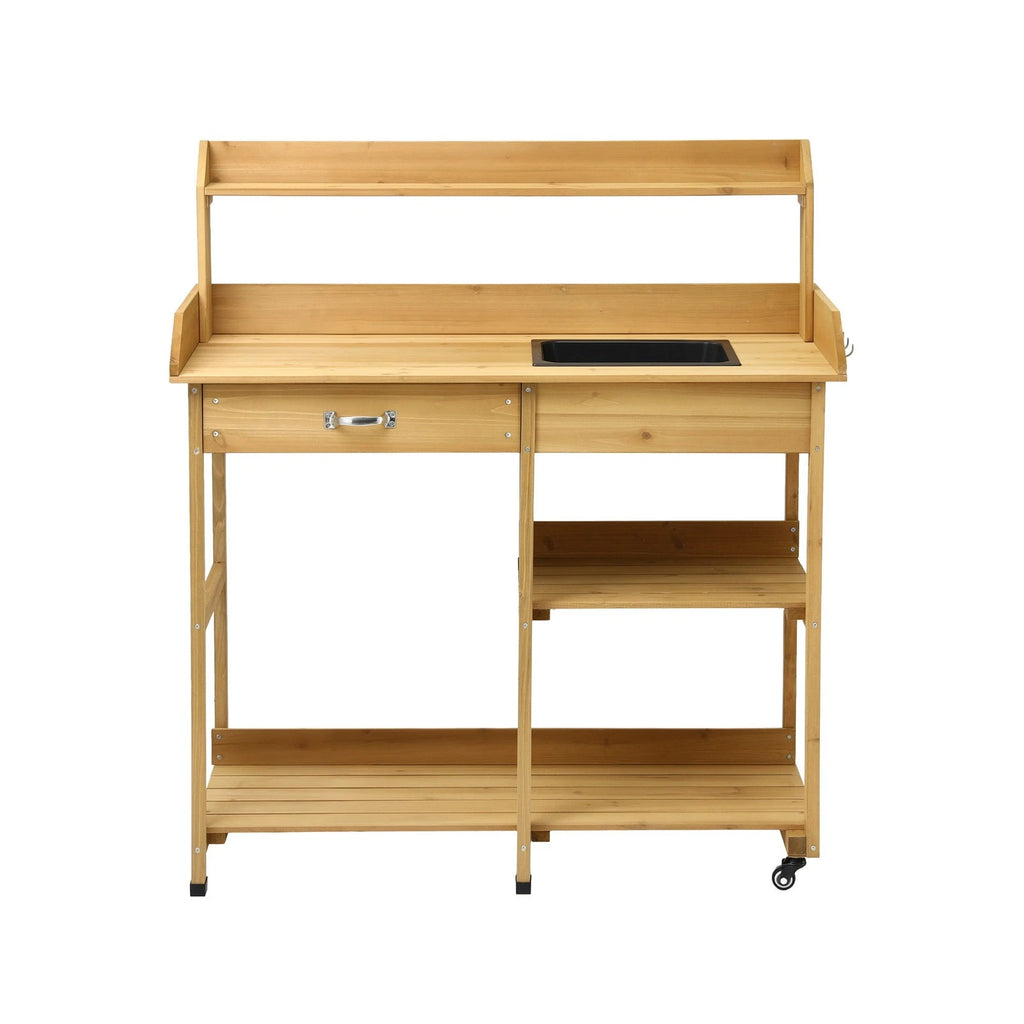 Gardener's Potting Bench Table/Storage Cabinet