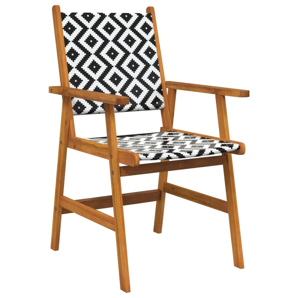 Sevigny Garden Chairs 2 pcs Solid Acacia Wood