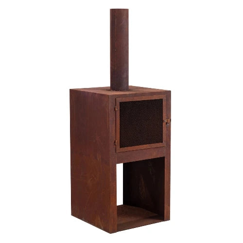 Xander Chiminea w/Wire Screen Door & Latch