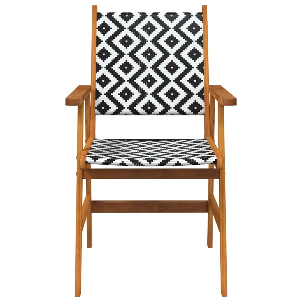 Sevigny Garden Chairs 2 pcs Solid Acacia Wood