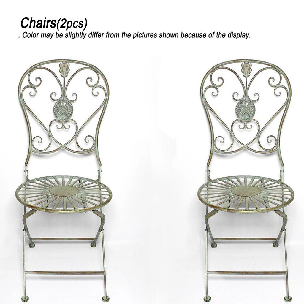 Desiree 3pc Folding French Inspired Bistro Set