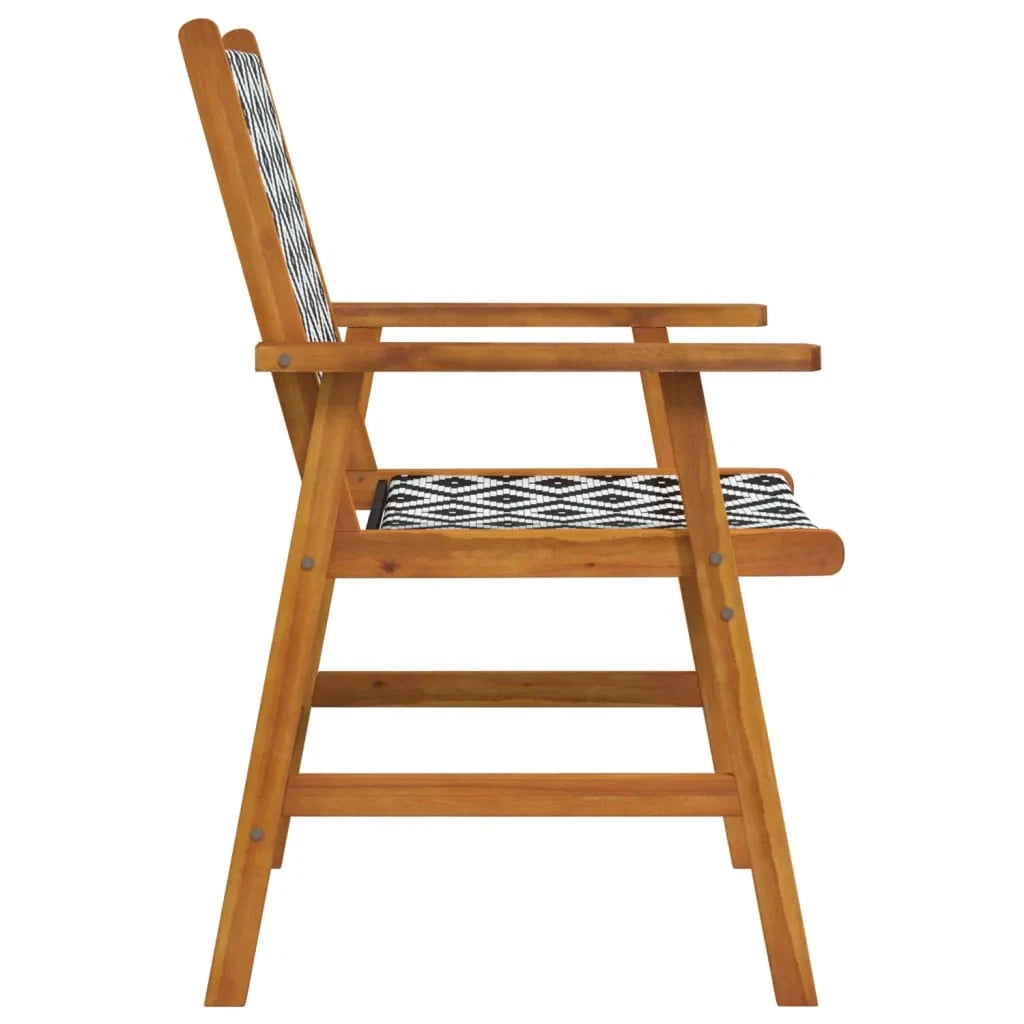 Sevigny Garden Chairs 2 pcs Solid Acacia Wood
