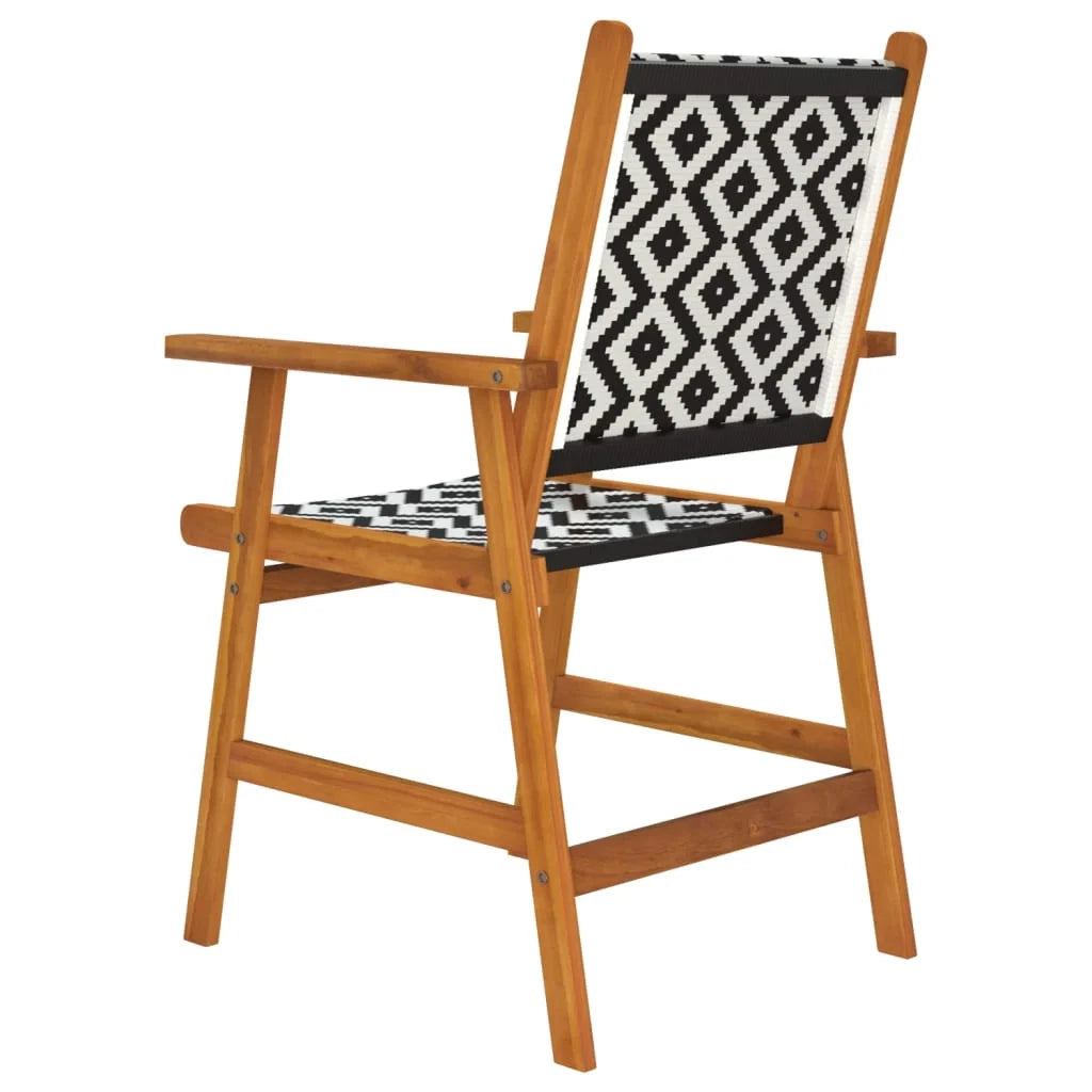 Sevigny Garden Chairs 2 pcs Solid Acacia Wood