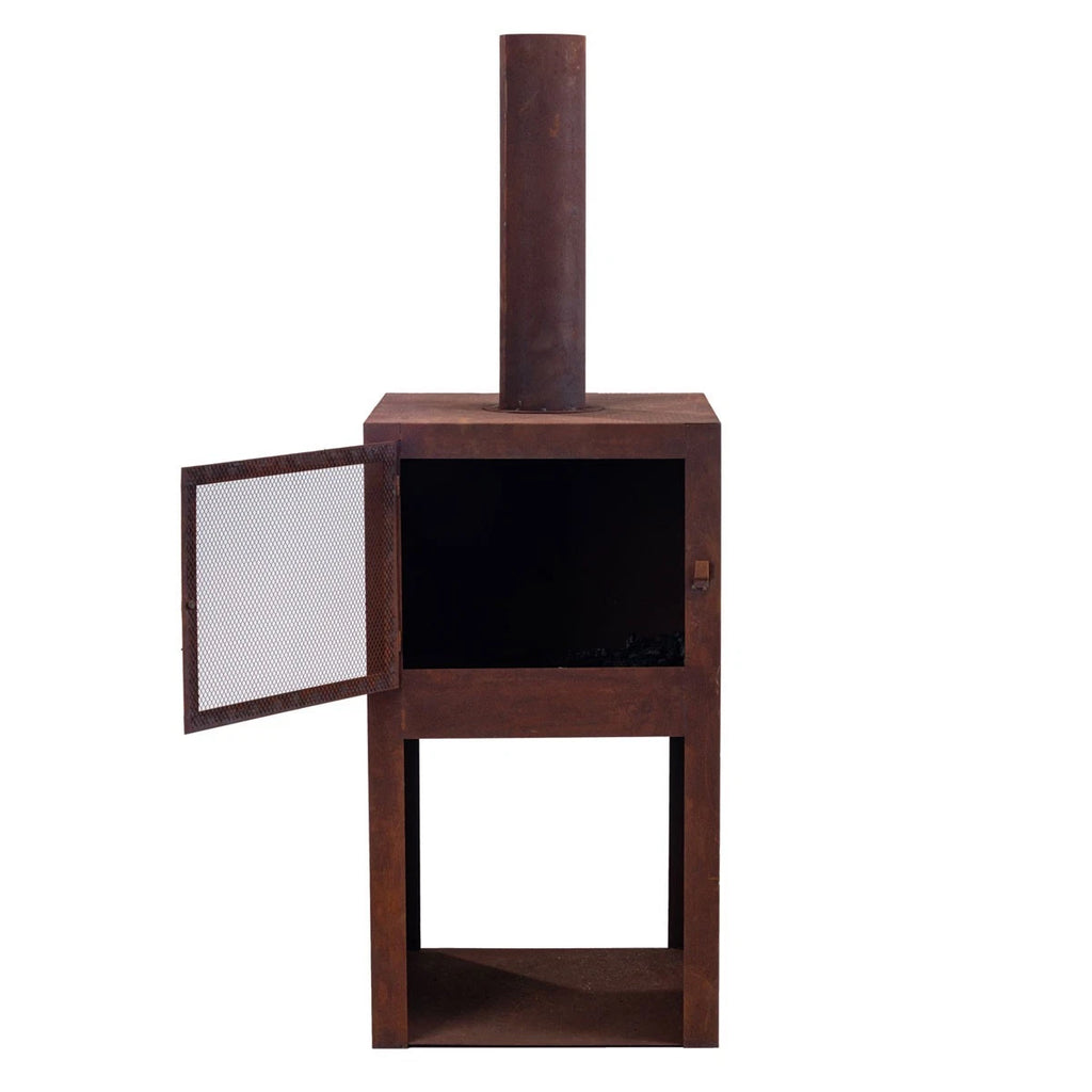 Xander Chiminea w/Wire Screen Door & Latch
