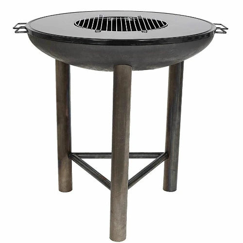 Alazar 80cm SteelPlancha Firepit & Grill