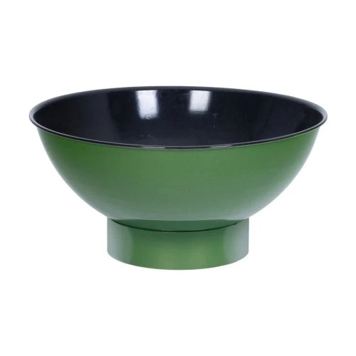 Thermae Enamelled Fire Bowl Pit W/ Pedestal Base. 73cm