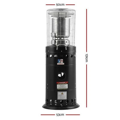 Verva Portable Outdoor Gas Butane LPG Adjustable Area Heater 20m2