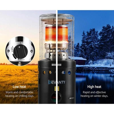 Verva Portable Outdoor Gas Butane LPG Adjustable Area Heater 20m2