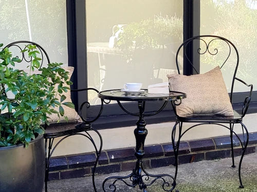 Bonnieux Provence-Style Bistro Tables + 2 Chairs