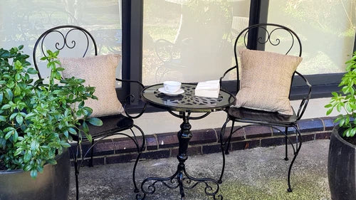 Bonnieux Provence-Style Bistro Tables + 2 Chairs