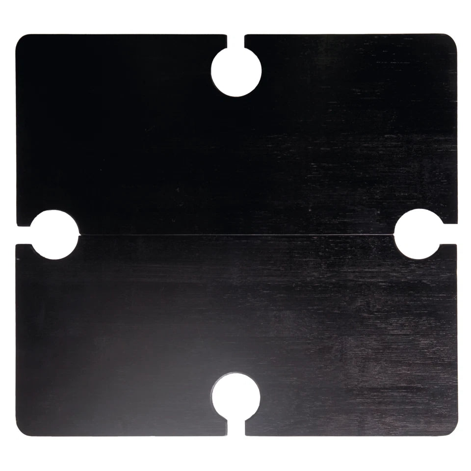 Expedia Black Bamboo 4 Wine-Holder Alfresco Table