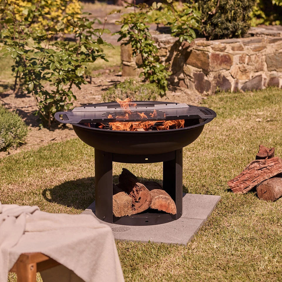 Maxis 75x73cm Firepit w/ Pizza Cooking Station