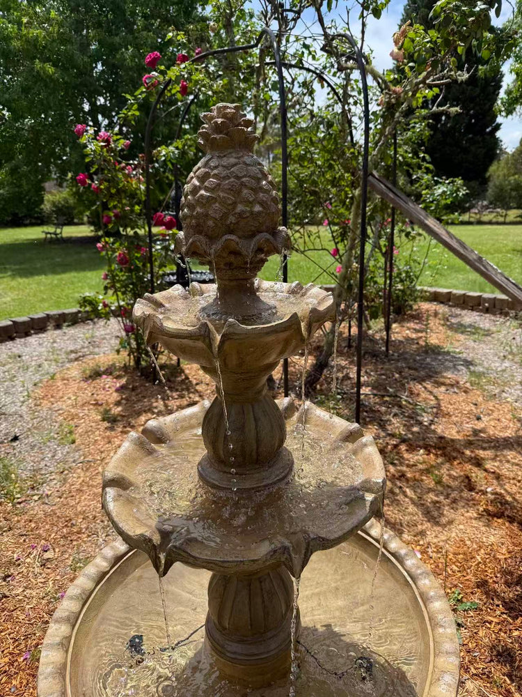 Intermezzo 3-Tier Solar or Electric Water Fountain