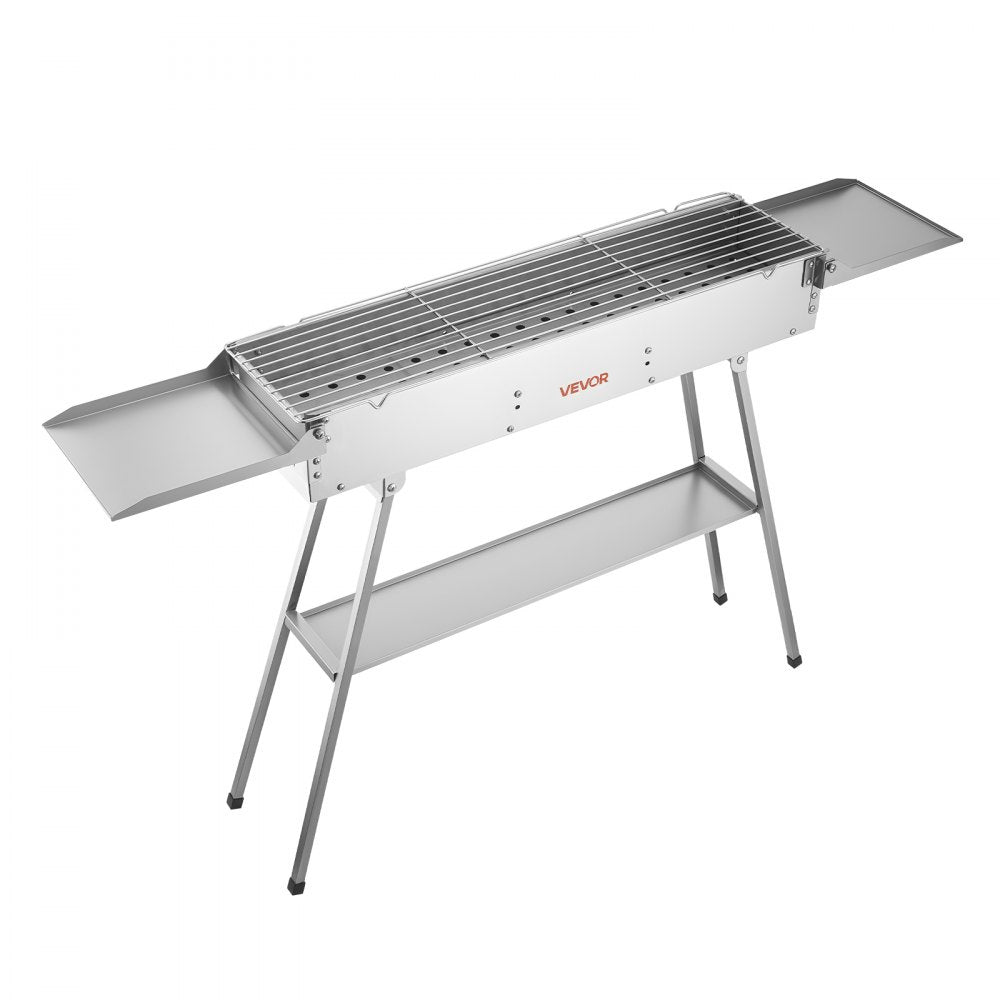 Atticus Portable Foldable Charcoal Grill, 0.16 m²