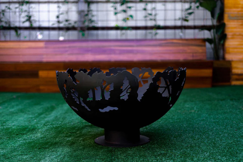 Zuzu Artistry Thick Steel Firepit - 91.5cm Diameter