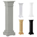 Filippa Classic Square Pillar Plant Stand in Light Wood - 4 Colours. 17x17x66 cm