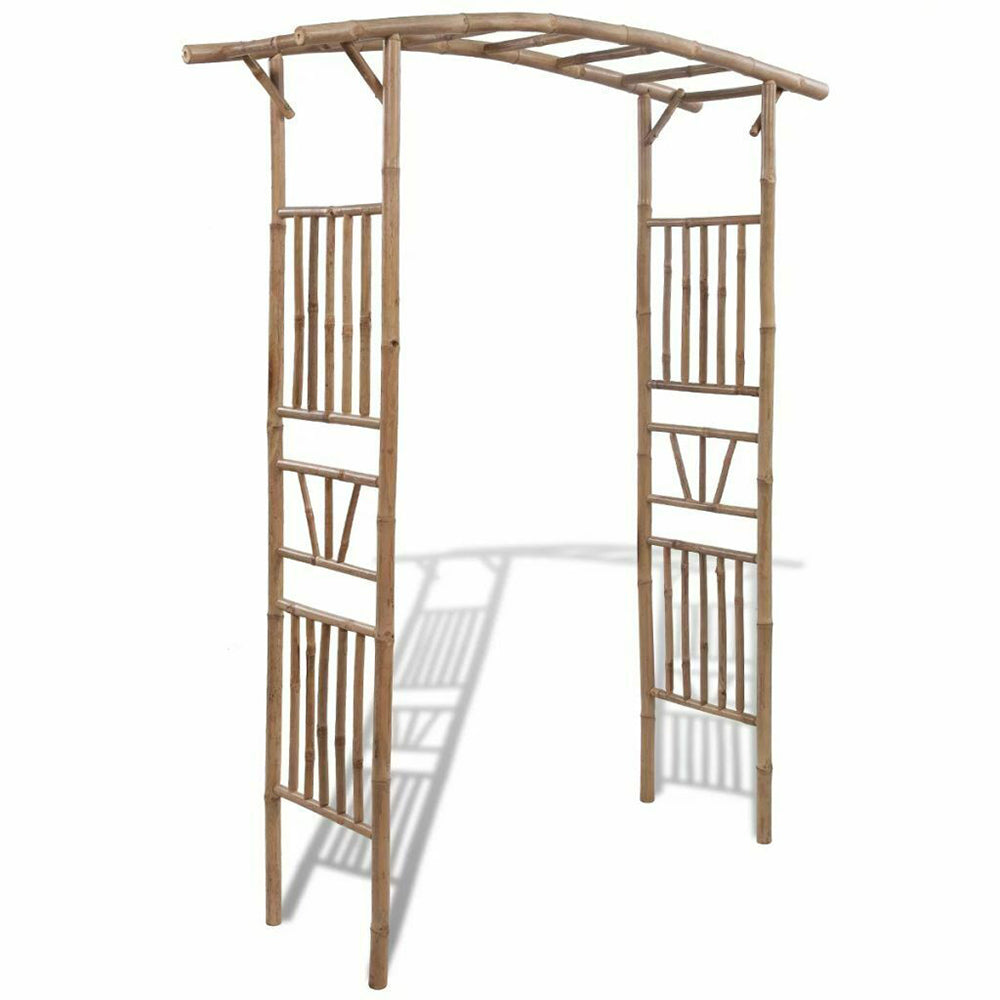 Elora Rose Arch Pergola ---Weather and Water Resistant Bamboo 145x40x187 cm