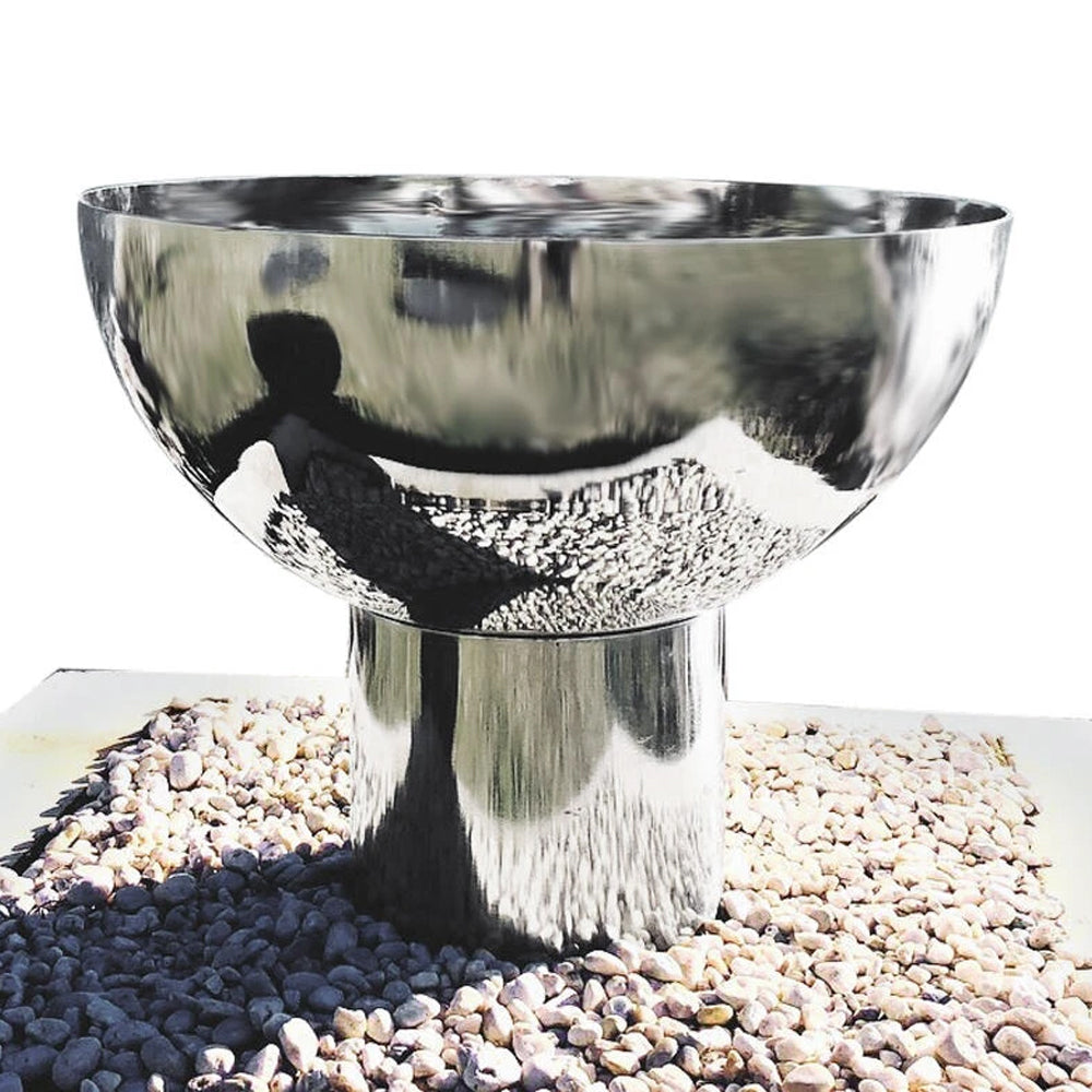 Cadenza Goblet-Style Firepit - 80CM Stainless Steel