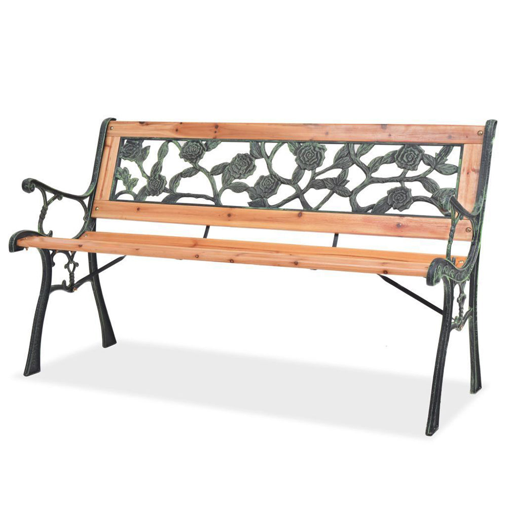 Aki Wood Garden Bench - 122 cm Rose or Diamond Lattice