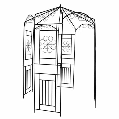 Argento Wrought Iron Rose Arch/Pavilion - 250 cm H