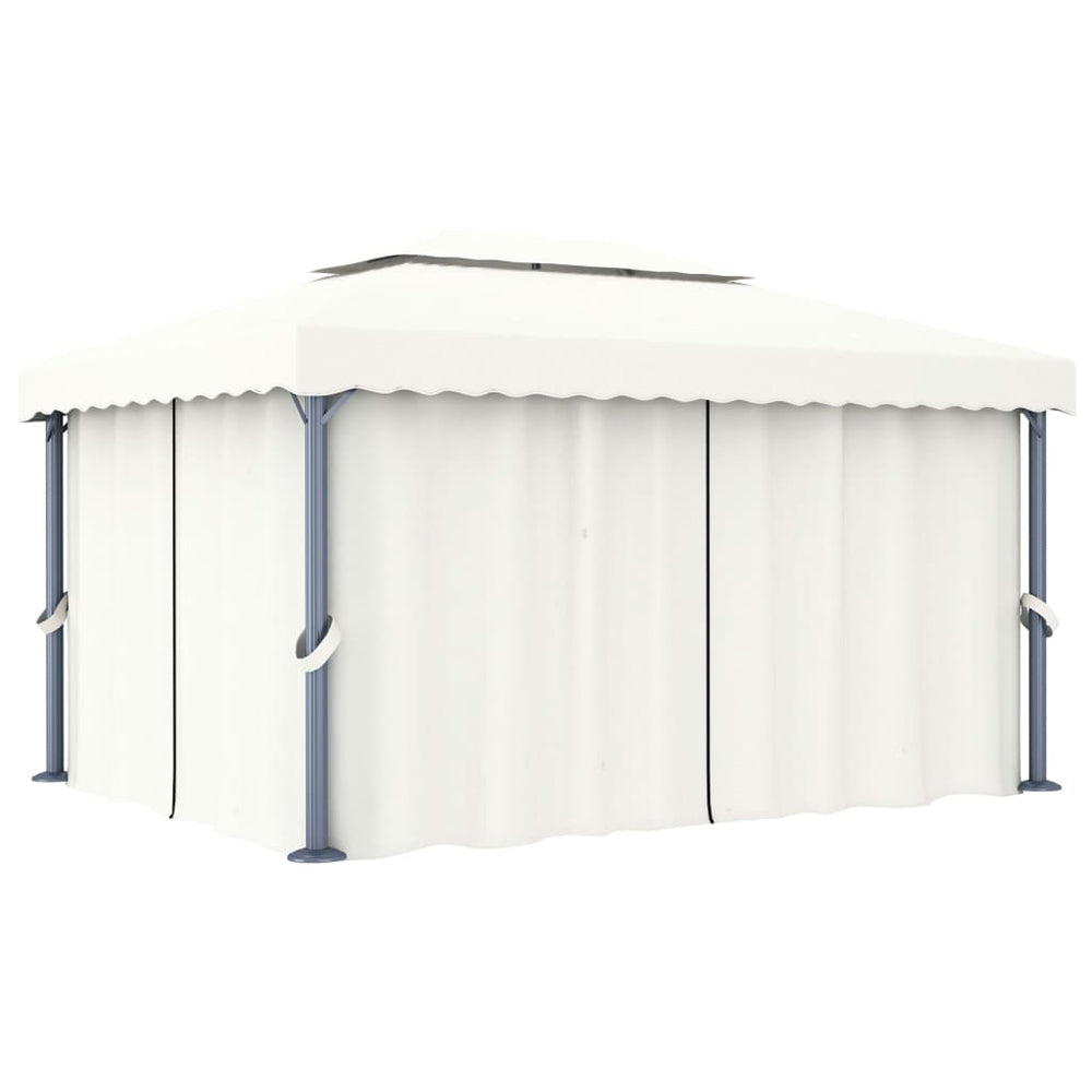 Riga Curtained Gazebo - 3x3m and 4x3 m. Cream ir Anthracite