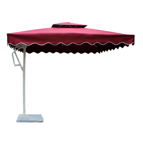 Ava Cantilever Umbrella 3.5m Diameter 360' Rotation Garden Shade & Umbrella