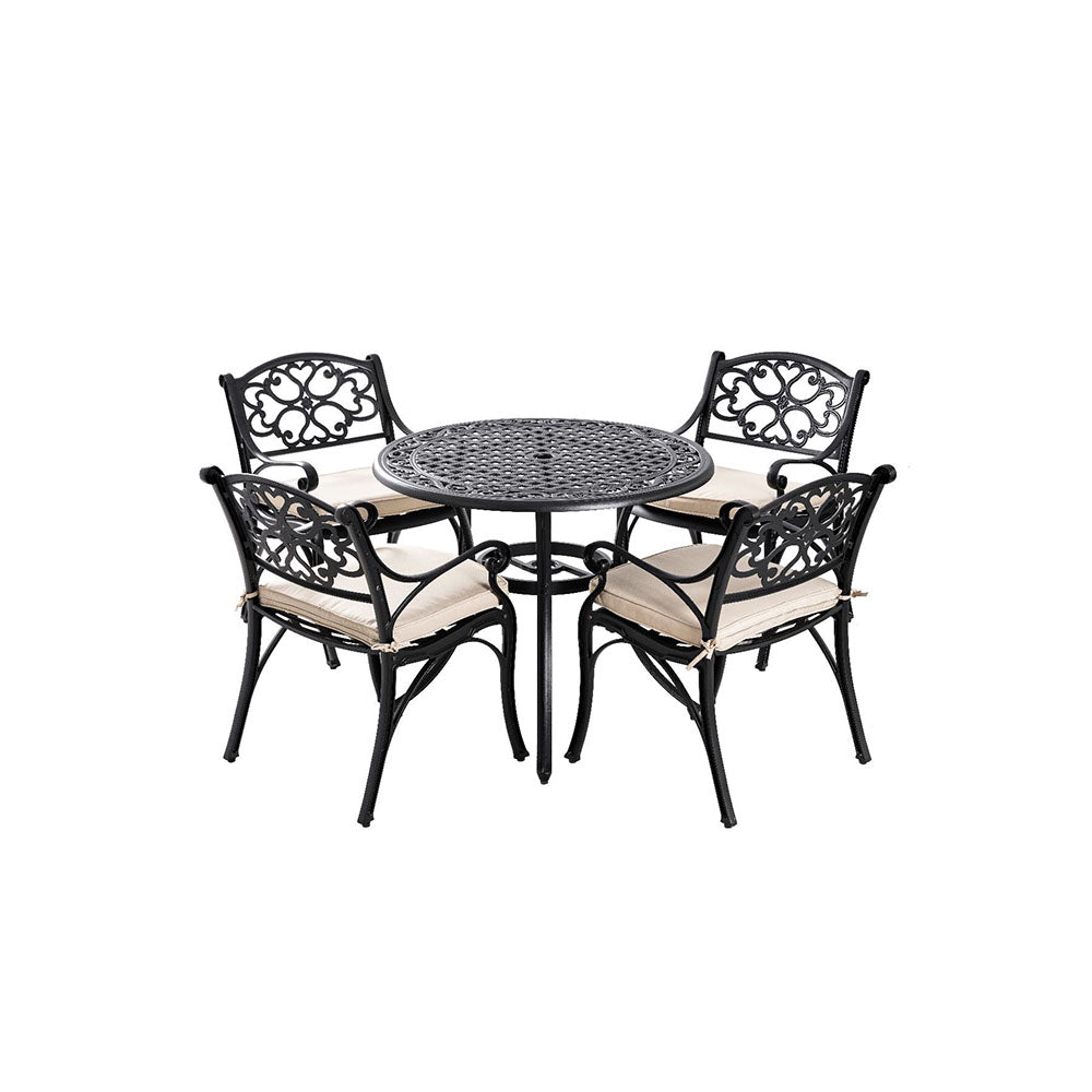 Myrina 5pc Cast Dining Set