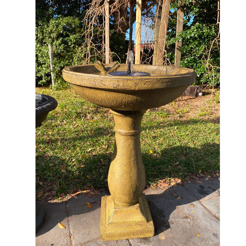 Elisara Solar Butterfly Bird Bath