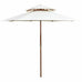 Taranto Double Decker Parasol w/Wooden Pole - 4 colours