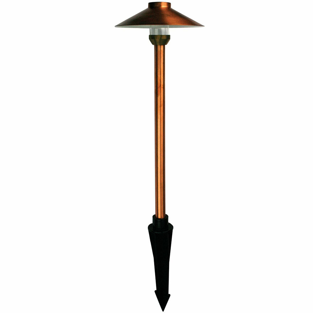 Elio Copper Garden Spike Light