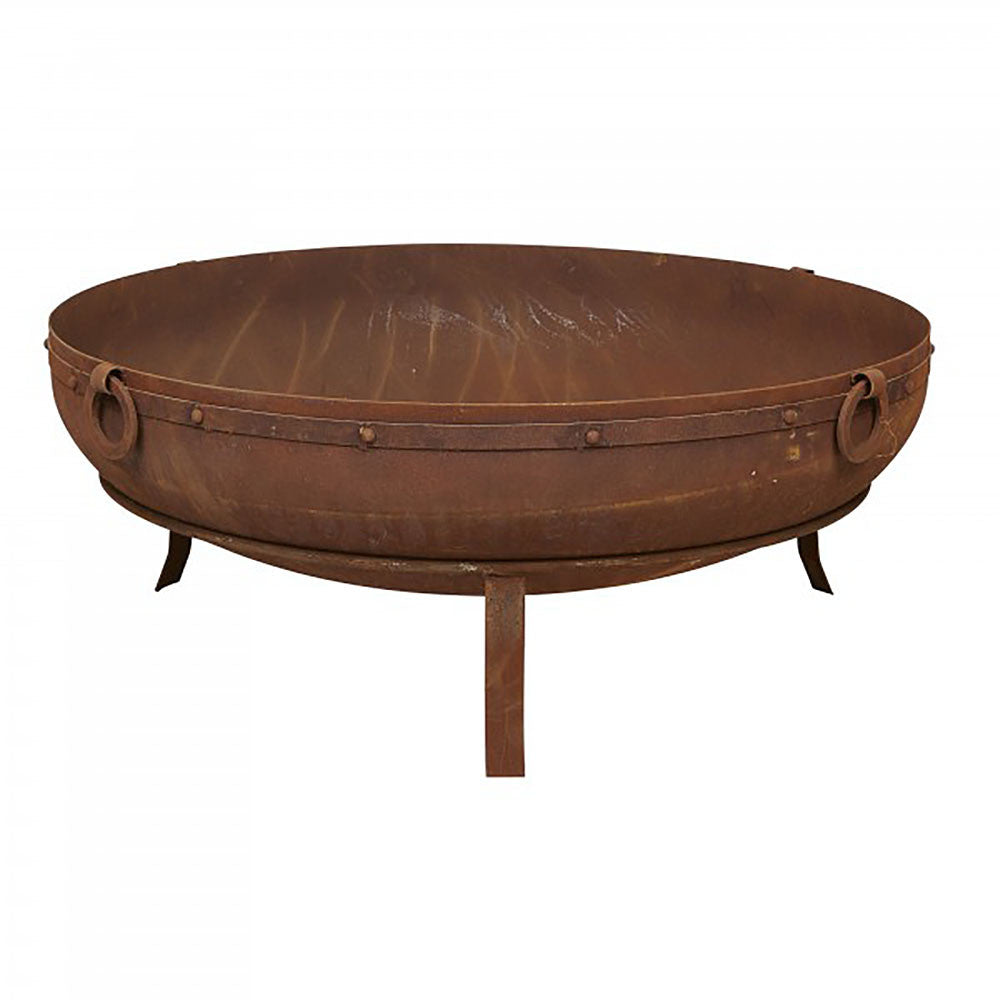 Khumba Handmade Cauldron Firepit - Antique Rust - 2 Sizes