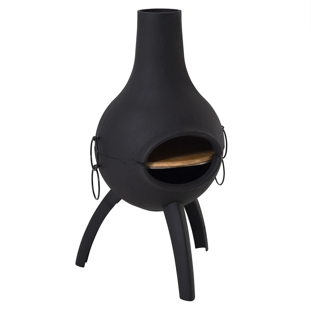 Jacinto Humidor Cast Iron Chimenea & BBQ