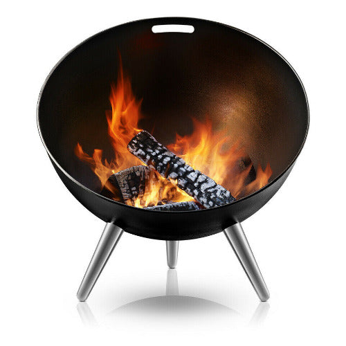 Exquisite Globe Firepit w/Windshielf - 64cm diameter