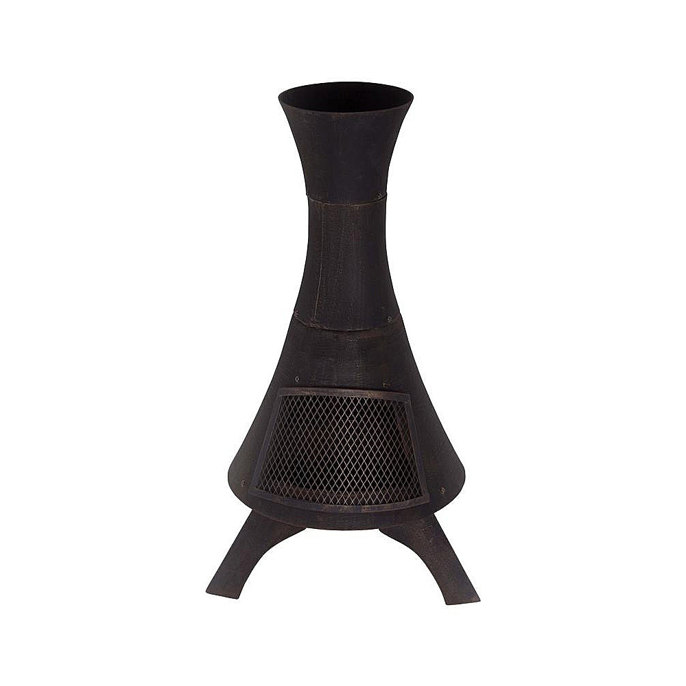Aviaja Modern Cast Iron Chiminea Fire Pit