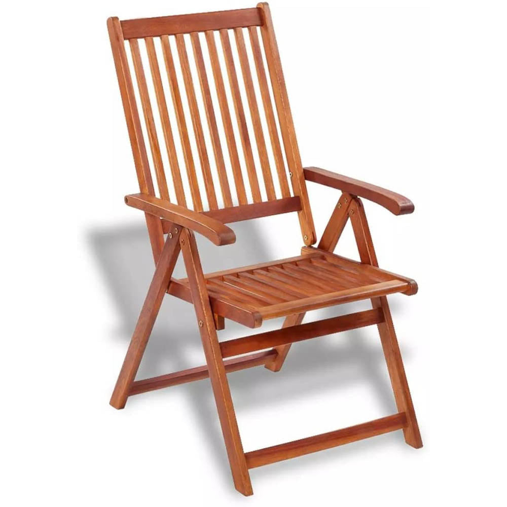 Stella 6 Seater Acacia Wood Dining Setting - Brown