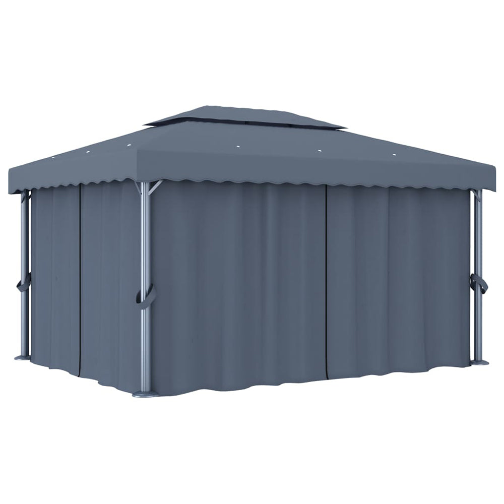 Riga Curtained Gazebo - 3x3m and 4x3 m. Cream ir Anthracite