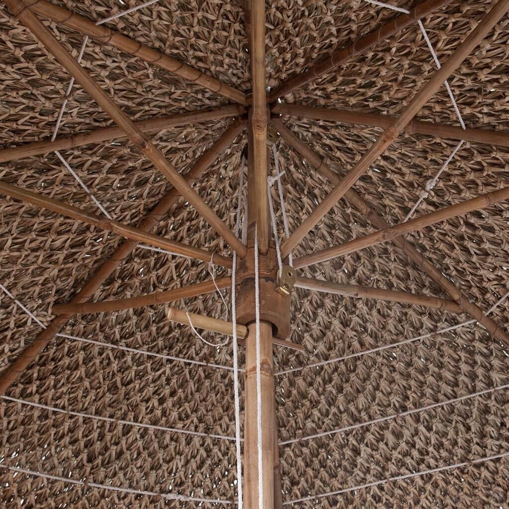 Caribe Bamboo Parasol with Banana Leaf Roof - 210cm & 270 cm